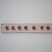 Strawberries in a Row Dollhouse 1 Inch Scale Handpainted