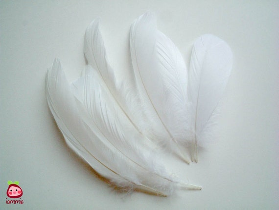 White Fake Feathers artificial feather faux feather fake