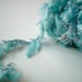 Fluffy Yarn, light blue, teal, turquoise, grey, gray, feather, yarn ball, ball yarn, soft, Nimbus, Spain, wool, acrylic, polyamide, 1 skein