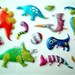 Cute stickers, Kawaii Stickers, dinosaur, archeology, archaeology, card decoration, journal decoration, children, discounted, SALE, cheap