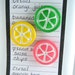 Cute fridge magnets - Citrus fruit slices, orange, lime, lemon, handmade kitchen decor