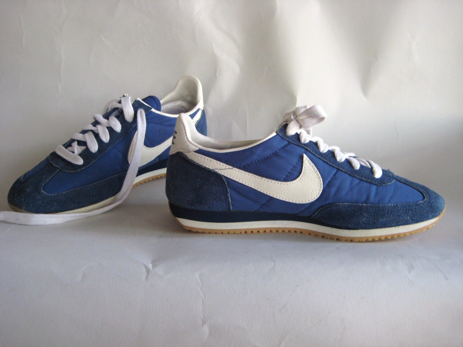 RESERVED Vintage 70's / 80's Navy and White Nike