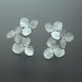 Hydrangea Blossom Flower Cluster Earrings, Made to order