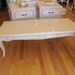 vintage coffee table french marble shabby pink chic distressed cottage prairie paris apt