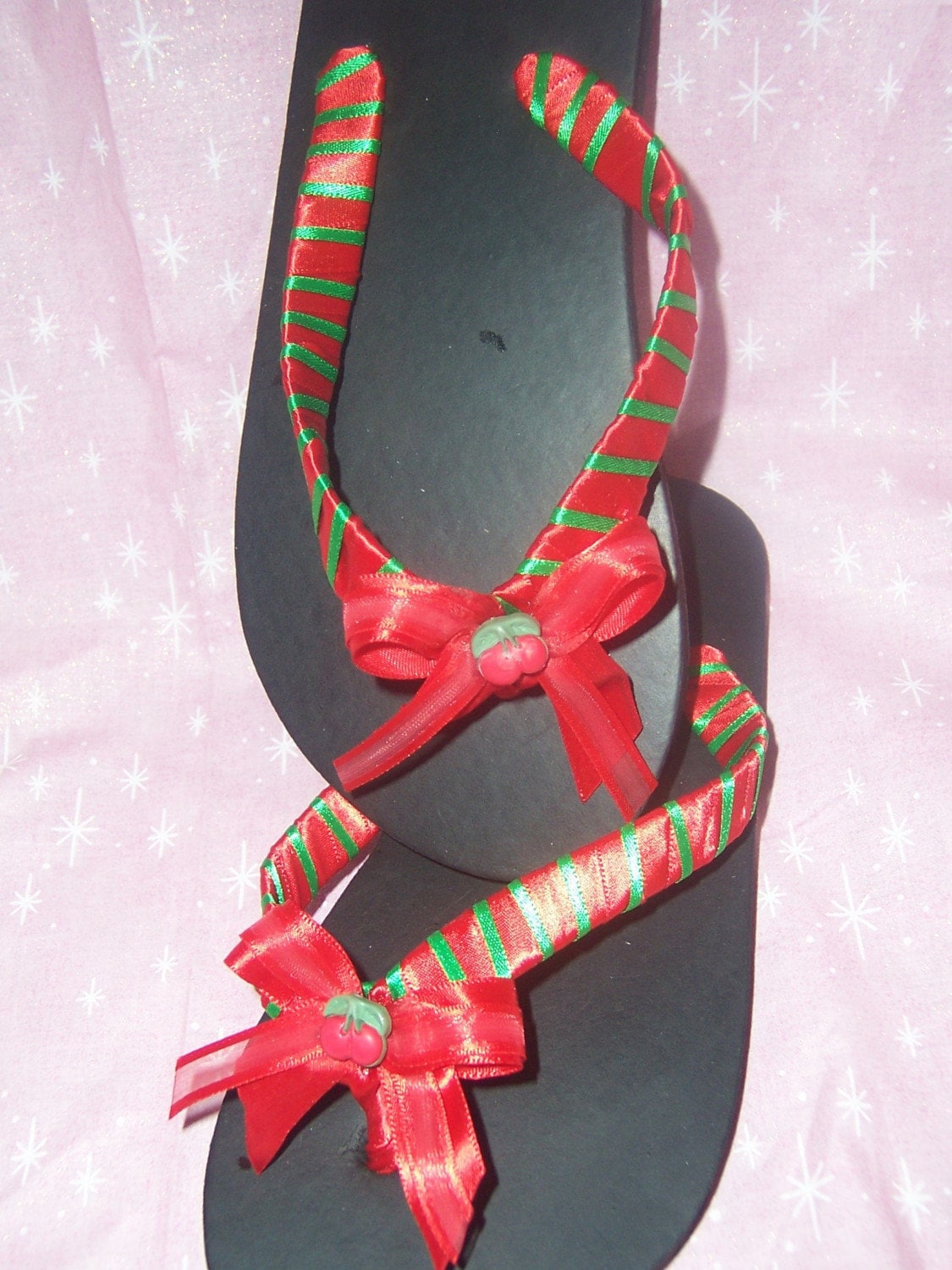 satin flip flops