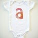 RESERVED - Zinnias - Monogrammed - Short Sleeve or Long Sleeve - Sizes 3 months, 6 months, 12 months, 18 months, 24 months