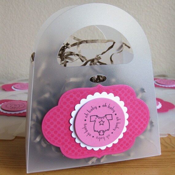 Items similar to Baby Shower Girl Favor Bags Set of 10 Custom Colors Available on Etsy