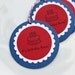 Birthday Cake Tags Party Favor Gift - Set of 6 - Custom Colors Available