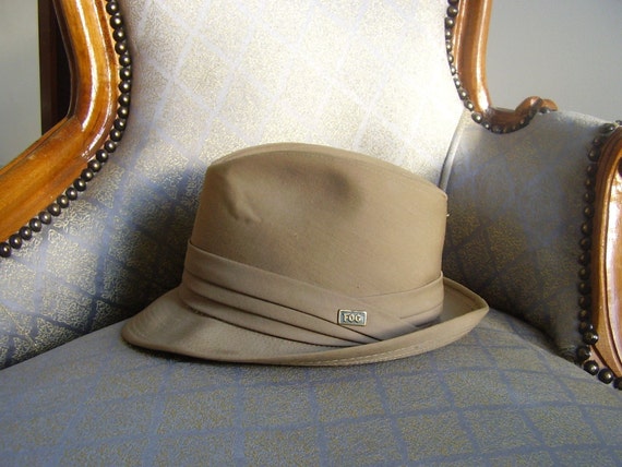 Vintage LONDON FOG Rain Repellent FEDORA Hat 7