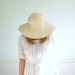 Speckled Sun 70s Woven Straw Bohemian BOHO Sun Hat MEDIUM