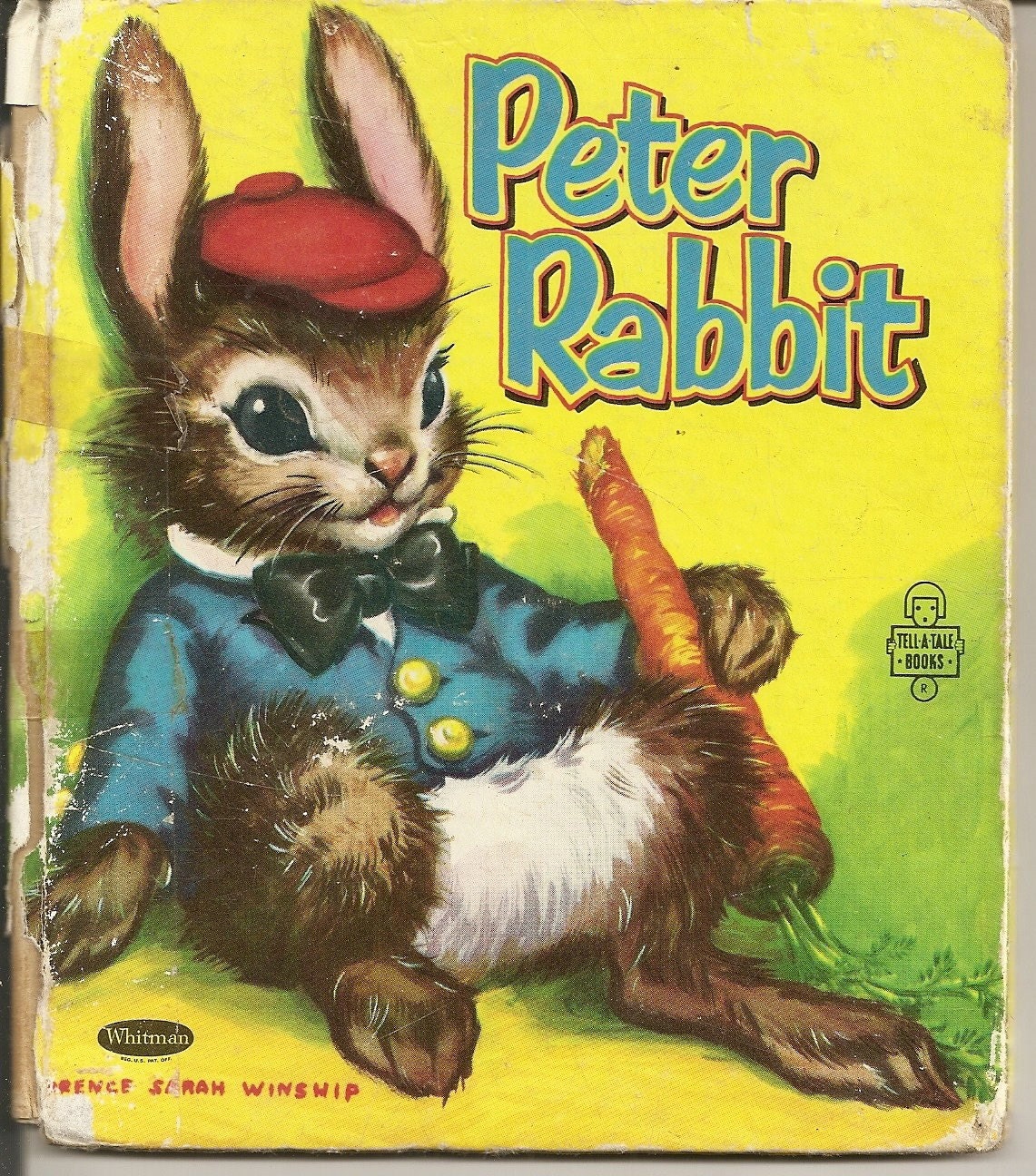 Flopsy Mopsy Cottontail and Peter Rabbit Vintage 1955