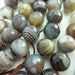 Botswana Agate 14 mm Disco Faceted Gemstone Beads 15.5 inches Full Strand