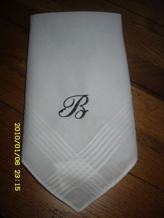 Personalized Men's Handkerchief