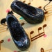 Monster High doll Black with Silver glitter heeled shoes