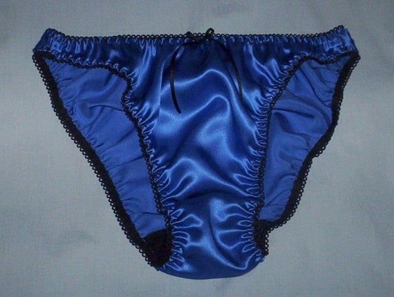 Blue Silk Panties 36