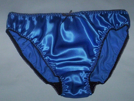 Blue Silk Panties 62