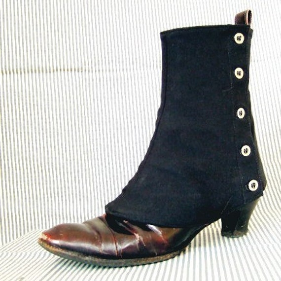 leather boot spats