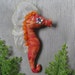 ooak seahorse cloth art doll Abjit