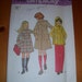 1970's Girl's coat or jacket with detachable hood pattern size 8