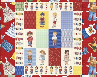 paper doll quilt kit