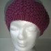 Custom Hermione inspired Purple Knit Hat