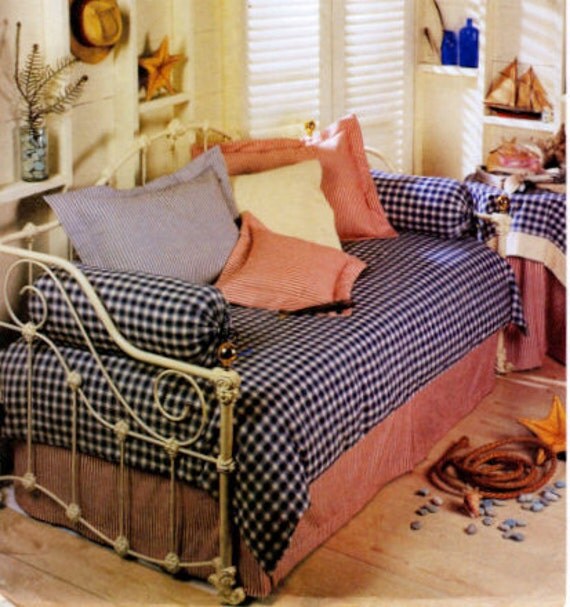 DAY BED Sewing Pattern Guest Bedroom Daybed Duvet Bedskirt