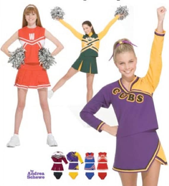 CHEERLEADER Costume Sewing Pattern Cheerleading Uniform