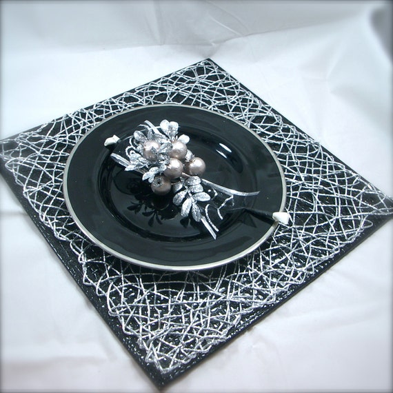 Napkin Rings Winter Silver and Blush Napkin Rings