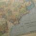 1925 State Map North Carolina - Vintage Antique Map Great for Framing