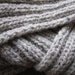 Gray scarf