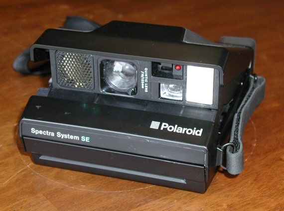 Polaroid SPECTRA SE Instant Camera and by SunsetSideVintage