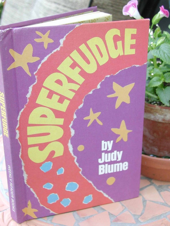 1980 SUPERFUDGE by Judy Blume Hardcover Book by SunsetSideVintage