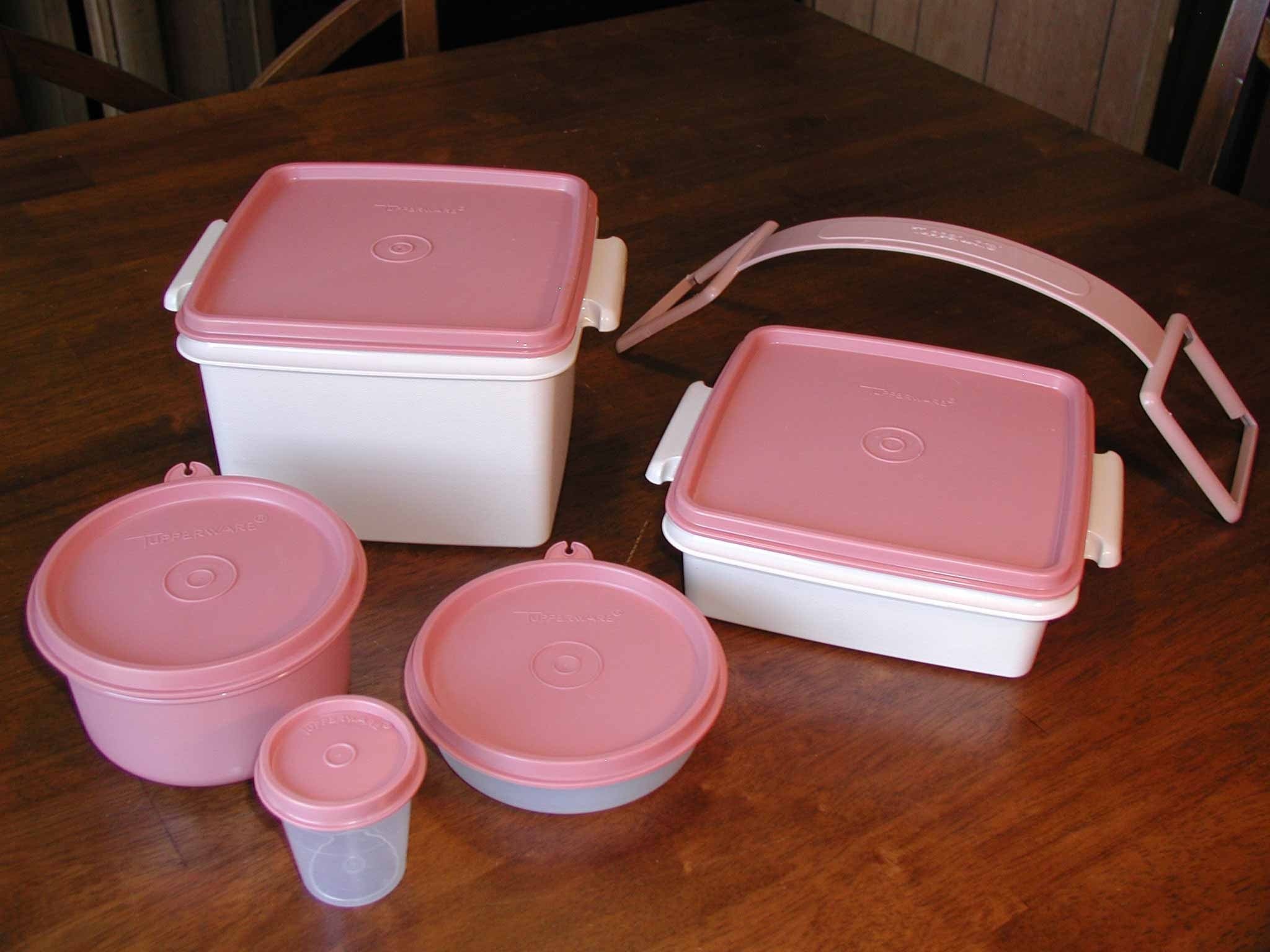 Tupperware 11 Piece PRETTY IN PINK Stackable Storage