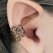 Lace Allure - Brass Filigree Ear Cuff