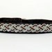 Dark Brown Pewter Reindeer Leather Bracelet, Antler Button, MEN SMALL and Women Large, 3/8 Inch Wide, B02 Moose