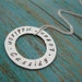 Complete Family Personalized Hand Stamped Necklace