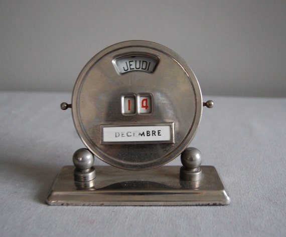 Vintage FRENCH Metal PERPETUAL Calendar By DearGolden On Etsy Vintage FRENCH Metal PERPETUAL Calendar By DearGolden On Etsy