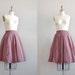 vintage Misty Flounce mauve skirt