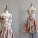 vintage 1950s Villa Taranto dress