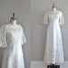 vintage wedding dress / 1960s wedding gown / Reina Blanca