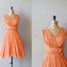 60s dress / silk chiffon dress 1960s / Pleased as Punch