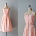 r e s e r v e d...1940s dress / halter dress 40s / Apricot Punch dress