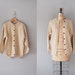 cable knit cardigan / Scottish wool sweater / Highland cardigan