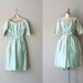 60s dress / 1960s party dress / Fresh Mint dress
