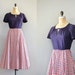 gingham dress / 70s does 50s / American Picnic dress