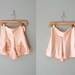 30s tap pants / 1930s lingerie / lace tap pants