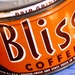 CANDLE Unique Hand-Poured Soy Wax Candle In Old Orange Vintage BLISS Coffee Tin Can Great Wedding BRIDAL Bride Gift Eco-Friendly