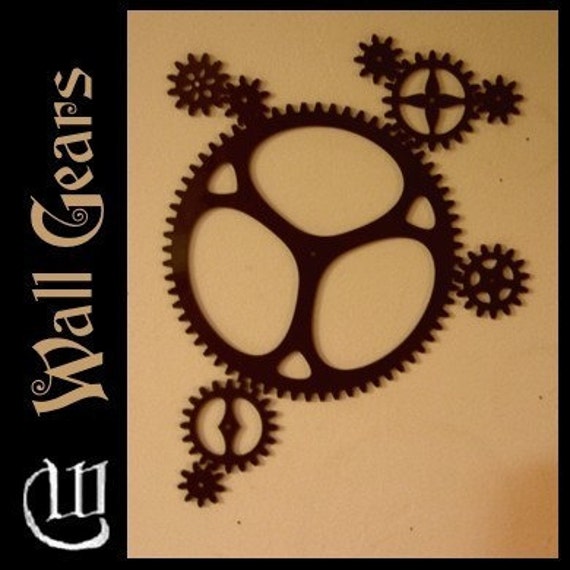 Items similar to Wall Art Medium Gears on Etsy