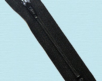50 Black 4 Inch Zippers YKK #3 nylon Wholesale Zippers~ykk Color 580 Closed End~ZipperStop Wholesale Authorized Distributor YKK®