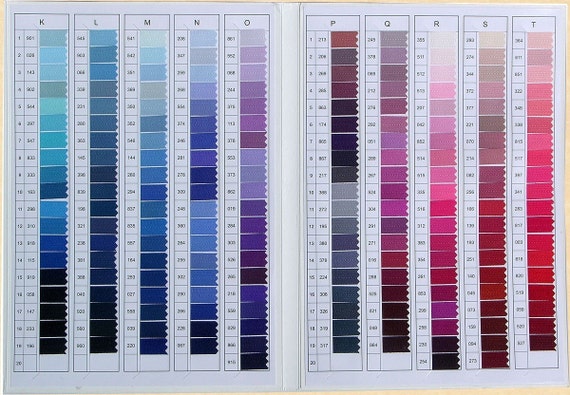 YKK Master Color Card - over 400 colors - for all YKK ZIPPERS- both ...